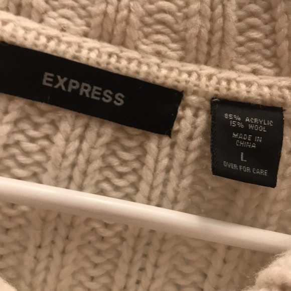 Express long button up wool cardigan - Picture 4 of 6
